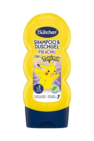 Bübchen Çocuk Şampuan&Duş Jeli 2 İn 1 Pokemon Pikachu 230 Ml