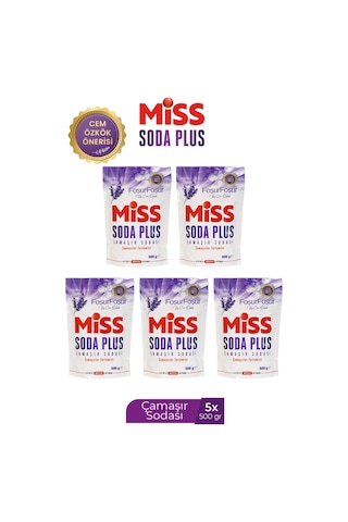 Miss Soda Plus Lavanta 500 Gr X 5 Miss Soda Plus Lavanta 500 Gr X 5