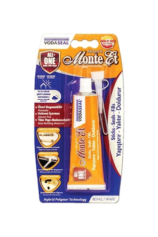 Vodaseal Monte-et Yapıştır-yalıt-doldur Macunu Tüp Beyaz - 75 Gr.