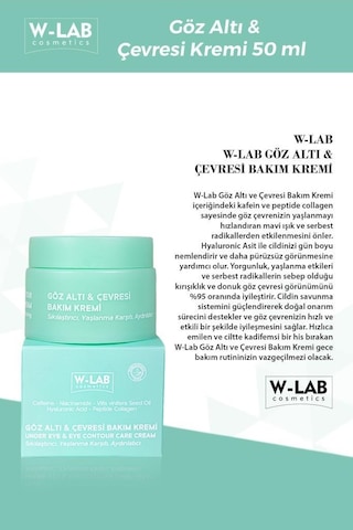 W-Lab Cosmetics Göz Çevresi Bakım Kremi 50 ML