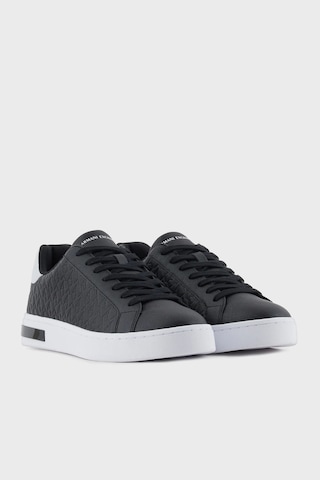 Armani Exchange Erkek Ayakkabı Xm000140 Af11916 Mc011 Siyah-beyaz SİYAH-BEYAZ