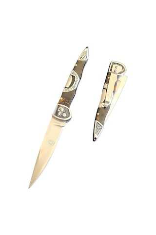 Swat Avcı Köpeği Model Çakısı Kahverengi