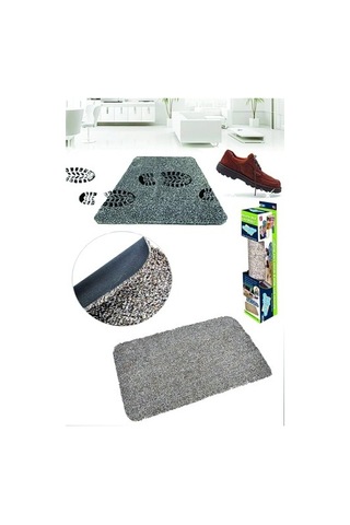 Clean Step Mat Yıkanabilir Mikrofiber Kir Toz Emici Iç-dış Ortam Paspas Krem