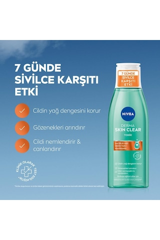 Nivea Derma Skin Clear Sivilce Karşıtı Tonik 200 ML