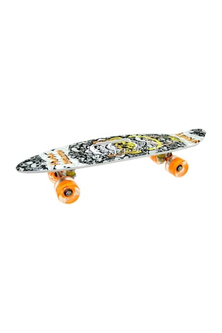 Desenli Orta Boy Işıklı Kaykay 60 Cm Çok Renkli