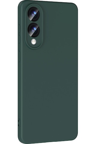Galaxy Uyumlu S25 Edge Kılıf Mara Lansman İç Yüzeyi Kadife Kılıf Koyu Yeşil