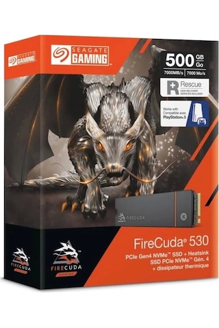 Seagate Firecuda 530 Ssd - Gen4 Heatsink 7300mb/s 500 Gb