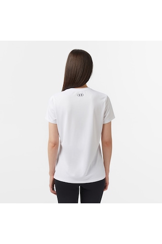Under Armour Tech Ssc - Solid Kadın Beyaz Antrenman T-shirt 1384231