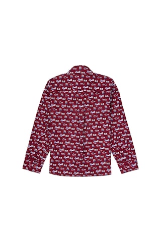 U.s. Polo Assn. Erkek Çocuk Bordo Gömlek Desenli 50316732-vr014 Bordo