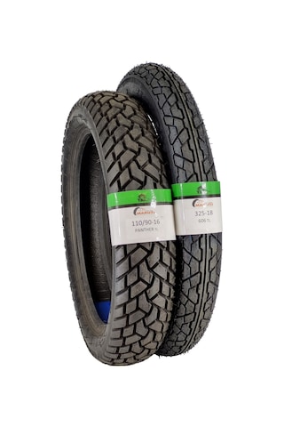 Seyhan Motosiklet Lastik Takımı 110/90-16 Ve 325-18 Tl Tubeless - Dubleks