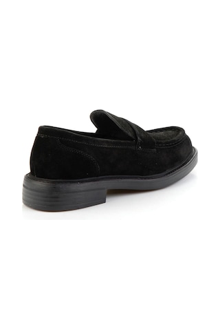 Siyah Hakiki Deri Erkek Loafer Ayakkabı E01905003602 Siyah
