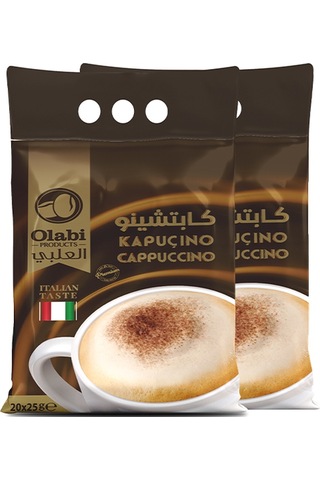 Olabi Çikolatalı Granül Cappuccino Hazır Kahve 20 x 25 G