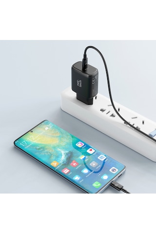 Nettech NT-HCH05 PD 25W Type-C Kablo + Şarj Aleti