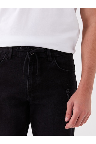 Lcw Jeans İndigo Standart Kalıp Erkek Jean Şort