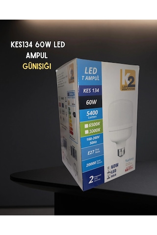K2 Kes134 Torch Led Ampul 60w Günışığı