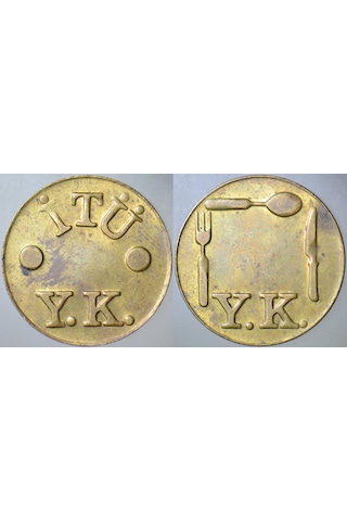 İstanbul Teknik Üniversitesi Yemek Jetonu. İtü Y.k.