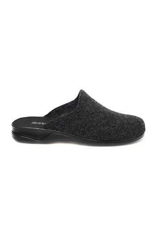 Muya 31804 Arven Önü Kapali Ev Terliği Füme Erkek Terlik Füme