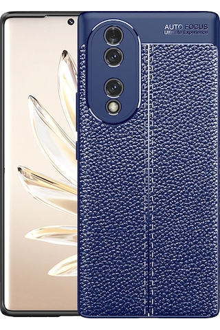 Honor 70 Kılıf Tchs Niss Silikon Kapak - Lacivert Lacivert