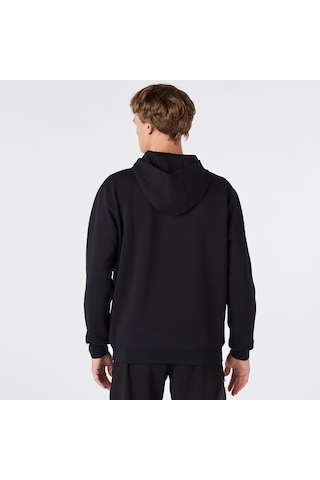 Nautica Nautıca Erkek Siyah Standart Fıt Kapüşonlu Sweatshırt Düz K37226t Siyah