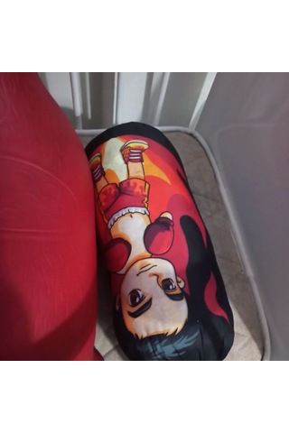 Erkek Çocuk Boks Torbası Eldiven Hediyeli Çocuklar İçin Eğlenceli Evde Boks Kırmızı