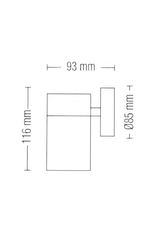 Horoz Manolya-1 Led Bahçe Armatürü - Gu10 Duy Siyah