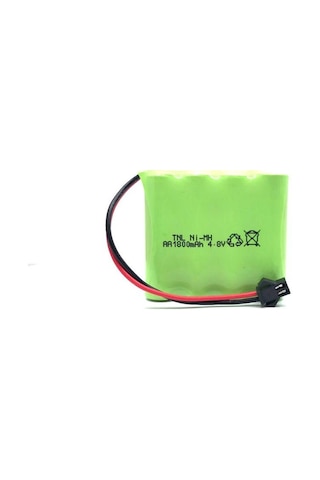 Tnl 4.8v 1300mah Siyah Soketli Ni-mh Oyuncak Araba Pili.