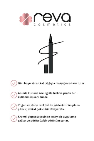 Siyah Göz Kalemi & Black Eyeliner No: 530 - Vegan & Temiz Içerikli Siyah