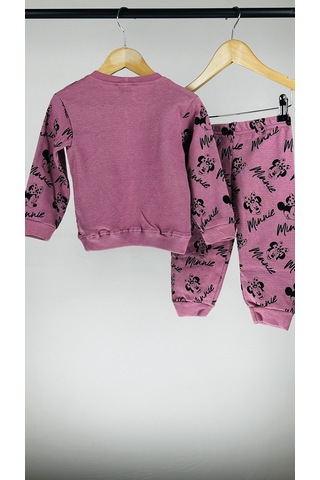 Kız Bebek 2 Li Günlük Pamuklu Takım Alt Üst Günlük Şık Set 6 24 A Mor