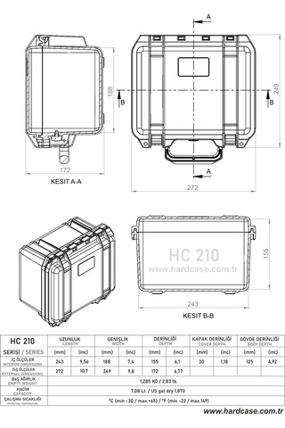 Hardcase Hc-210 siyah
