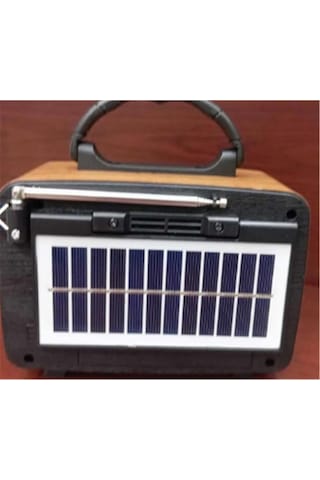 Everton Rt-848 Nostaljik Görünümlü Usb Bluetooth Destekli Solar Panelli Şarjlı