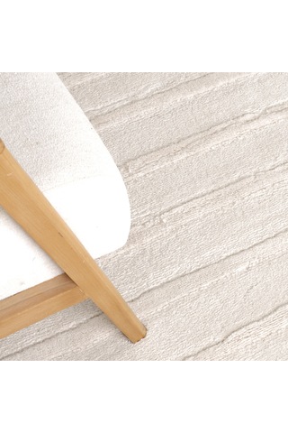 Kaşmir Halı 7/24 Plushy Basra Krem 80x300 Cm Bej