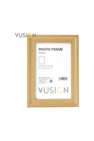 Vusıgn Vs654 Mdf Fotoğraf Çerçevesi 10x15 Cm Ahşap Kabartmalı Çerçeve Masaüstü Ve Duvar Askılı