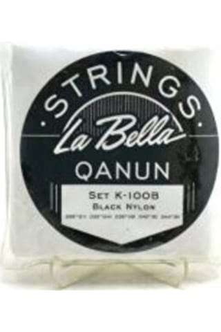 La Bella K100B Black Nylon Siyah Nylon -Profesyonel Kanun Tel Set