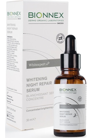 Bionnex Whitening Aydınlatıcı Ve Leke Karşıtı Gece Bakım Serumu 20 Ml