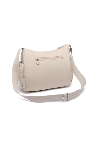 Smart Bags 1115 Krınkle Kumaş Postacı Çantası (Bej) Bej