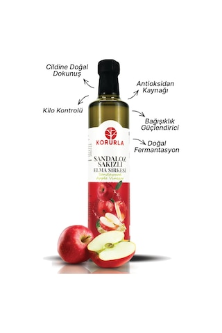 Sandaloz Sakızlı Elma Sirkesi Doğal Fermantasyon Sandalwood Apple Vinegar 500 Ml Sandaloz Sakızlı Elma Sirkesi Doğal Fermantasyon Sandalwood Apple Vinegar 500 Ml