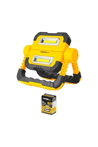 Sgs 5057 Şarjlı Led Çalışma Lambası-power Bank 1000 Lümen 3.7 Volt/ 5000 Mah Sarı - Siyah