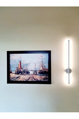 Modern Dekoratif Led Duvar Aplik - Beyaz Kasa 6500k Beyaz Işık Çok Renkli