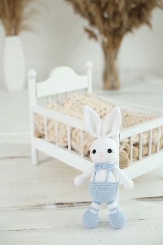 Amigurumi Organik Uyku Arkadaşı Tavşan