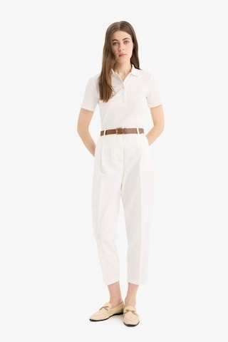 DeFacto Carrot Fit Gabardin Kumaş Pantolon Kemerli Yüksek Bel Kısa Paça D2732AX25SPWT32