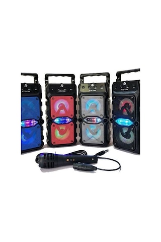 KTS-1096 FM Bluetooth Hoparlör + Karaoke Mikrofon