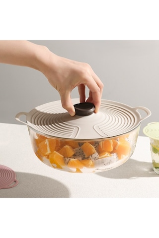 3'lü Vakumlu Silikon Kapak Seti