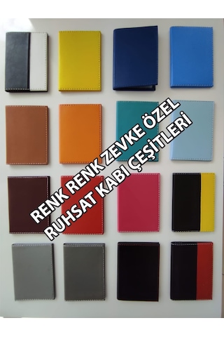 Kişiye Özel Baskılı Ruhsat Kabı