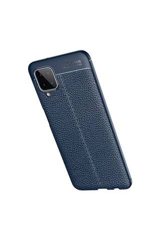 Samsung Uyumlu Galaxy A12 Kılıf Zore Niss Silikon Kapak-Siyah