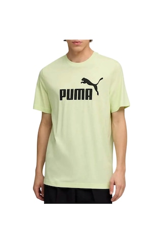 Puma Ess No.1 Logo Tee Yeşil Erkek T-shirt 682533-38