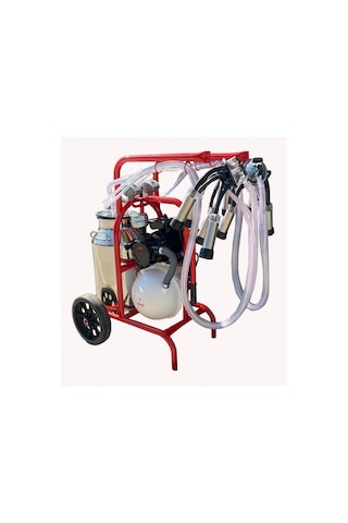 Sezer Pls 2/1 Çift Sağım Çelik Güğüm Süt Sağım Makinesi