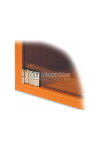 Cam Kapak Menteşesi Maksan Tipi İçten Krom