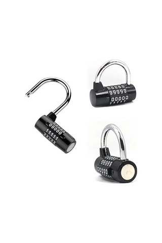 2023 - 5 Haneli Şifreli Kilit, Şifreli Kilit, Dijital Kilit, Kullanımı Kolay Ve Sıfırlanabilir Shikai