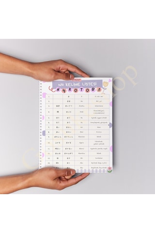 Jlpt N4 Kelime Defteri Çok Renkli