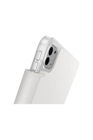 Apple Uyumlu iPad Pro 11 2024 Amazingthing Minimal Mag Katlanabilir Standlı Kalem Bölmeli Kılıf Starlight Kapaklı Kılıf